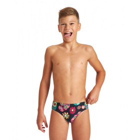 ARENA Crazy Skulls Carnival (6-14 ans) Junior  Brief - Maillot Natation Garçon