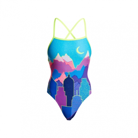 FUNKITA Metropolis - Strapped in - Maillot Femme Natation