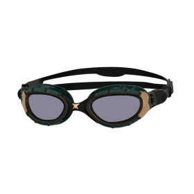 ZOGGS Predator Flex Titanium Reactor Photochromatic Black Gold - Regular Fit - Lunettes Triathlon et natation