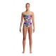 FUNKITA Purple Patch - Strapped in - Maillot Femme Natation
