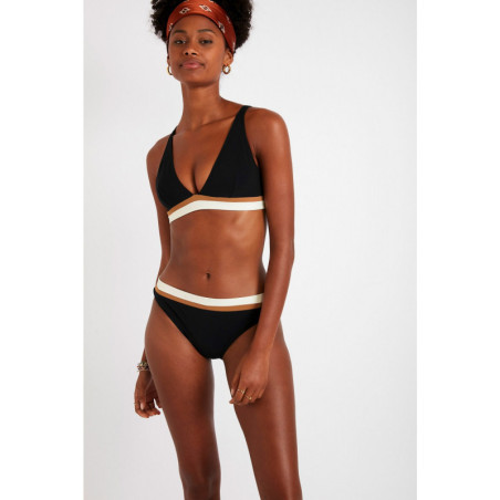 Bas de Bikini Banana Moon LAKA MONTECITO Noir - Bas maillot de bain Plage 2 pièces | Les4Nages