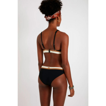 Bas de Bikini Banana Moon LAKA MONTECITO Noir - Bas maillot de bain Plage 2 pièces | Les4Nages