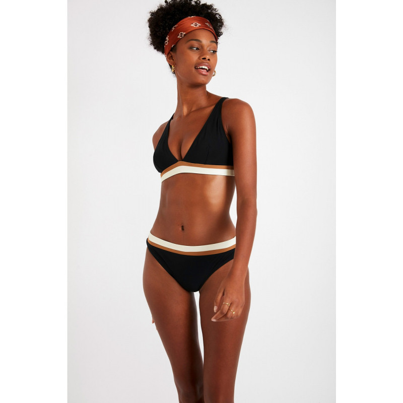 Bas de Bikini Banana Moon LAKA MONTECITO Noir - Bas maillot de bain Plage 2 pièces | Les4Nages