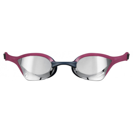 ARENA Cobra Ultra Swipe Mirror - Silver Red Wine - Lunettes Natation Rouge/Viloet | Les4Nages