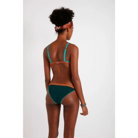 Bas de Bikini BANANA MOON FRESIA TEKNICOLOR Vert Bouteille  - Bas maillot de bain Plage 2 pièces