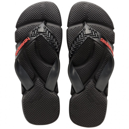 Havaianas Power 2 Black- Tongs Unisex | Les4Nages
