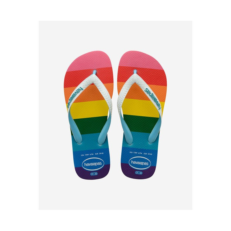 Havaianas Top Pride Allover Blue - Tongs Unisex