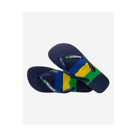 HAVAIANAS Brasil Tech Navy Blue - Tongs Unisex | Les4Nages