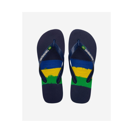 HAVAIANAS Brasil Tech Navy Blue - Tongs Unisex | Les4Nages