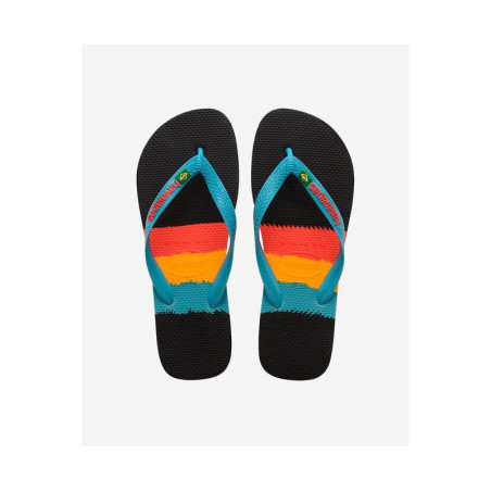 HAVAIANAS Brasil Tech Black   - Tongs Unisex
