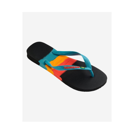 HAVAIANAS Brasil Tech Black - Tongs Unisex | Les4Nages