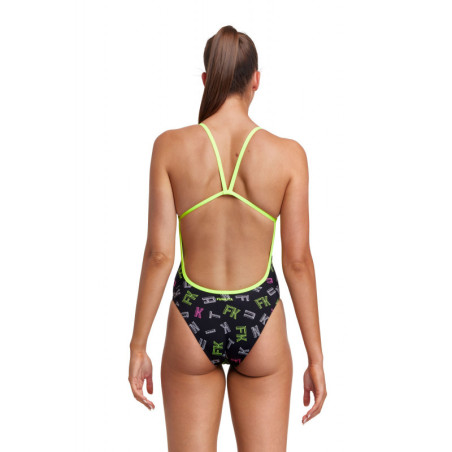 Funkita FKED - Single Strength - Maillot de bain Femme Natation 1 piece | Les4Nages