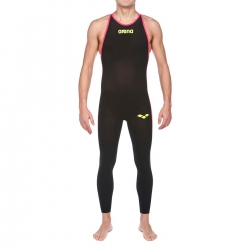 ARENA Powerskin Homme Open Water R-Evo + Full Body - Closed - Black Fluo Yellow