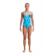Funkita Girl TMint Marble - Strapped In - Maillot Fille Natation