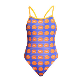 Funkita Fille (8-14 ans) Lippy Love - Single Straps - Maillot de bain Natation Fille 1 piece