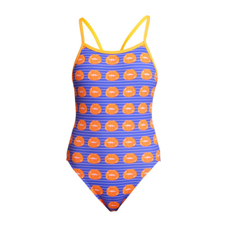 Funkita Fille (8-14 ans) Lippy Love - Single Straps - Maillot de bain Natation Fille 1 piece | Les4Nages