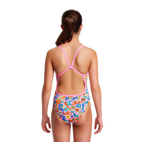 Funkita Fille (8-14 ans) Feline Fiesta - Single Straps - Maillot de bain Natation Fille 1 piece