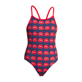 Funkita Fille (8-14 ans) Lip Service - Diamond Back - Maillot de bain Natation Fille