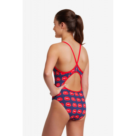 Funkita Fille (8-14 ans) Lip Service - Diamond Back - Maillot de bain Natation Fille 1 piece | Les4Nages