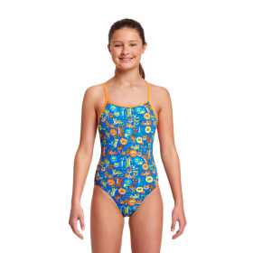 Funkita Fille (8-14 ans) Big Cat Bash - Diamond Back - Maillot de bain Natation Fille 1 piece