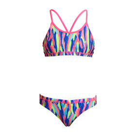 Maillot  FUNKITA Fille (8-14ans) Wing Tips - Racerback 2 pieces