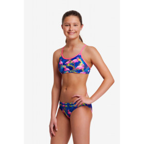 Maillot  FUNKITA Fille (8-14ans) Mingo Magic - Racerback 2 pieces - Maillot de bain Natation Fille 2 pieces