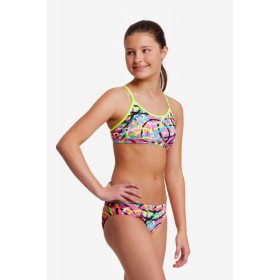 Maillot  FUNKITA Fille (8-14ans) Donut Delight - Racerback 2 pieces