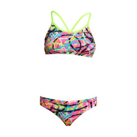 Maillot  FUNKITA Fille (8-14ans) Donut Delight - Racerback 2 pieces - Maillot de bain Natation Fille 2 pieces