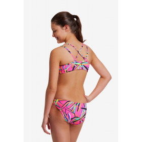 FUNKITA Fille (8-14ans) Blade Stunner - Criss Cross 2 pieces - Maillot de bain Natation Fille 2 pieces