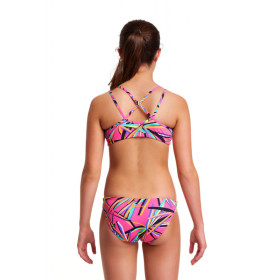 FUNKITA Fille (8-14ans) Blade Stunner - Criss Cross 2 pieces - Maillot de bain Natation Fille 2 pieces