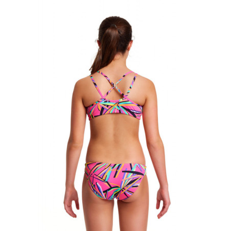 FUNKITA Fille (8-14ans) Blade Stunner - Criss Cross 2 pieces - Maillot de bain Natation Fille 2 pieces | Les4Nages