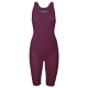ARENA Powerskin R-EVO ONE Femme - Dos Ouvert - Red Wine Turquoise