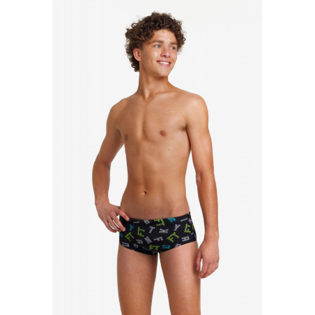 Funky Trunks Boy (8/14 ans) FTed Sidewinder Trunks - Boxer Natation Garçon | Les4Nages