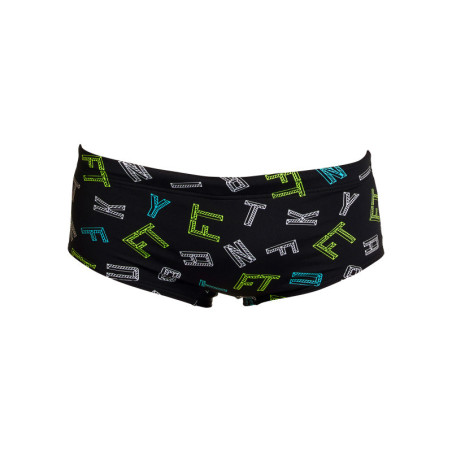 Funky Trunks Boy (8/14 ans) FTed Sidewinder Trunks - Boxer Natation Garçon | Les4Nages