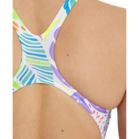 Arena WOMEN'S SWIMSUIT Swim Pro Back Allover White Multi - Maillot Natation Femme 1 piece