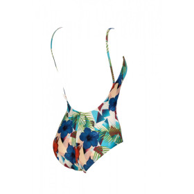 ARENA Women's Swimsuit  U BACK Allover Martinica Multi -  Maillot Natation & Plage  Femme