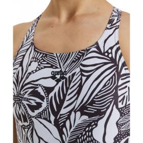 Arena WOMEN'S SWIMSUIT Swim Pro Back Allover Black Multi - Maillot Natation Femme 1 piece