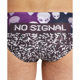 Arena CRAZY ARENA Swim Brief placement  BLACK-MULTI - Maillot Natation Homme