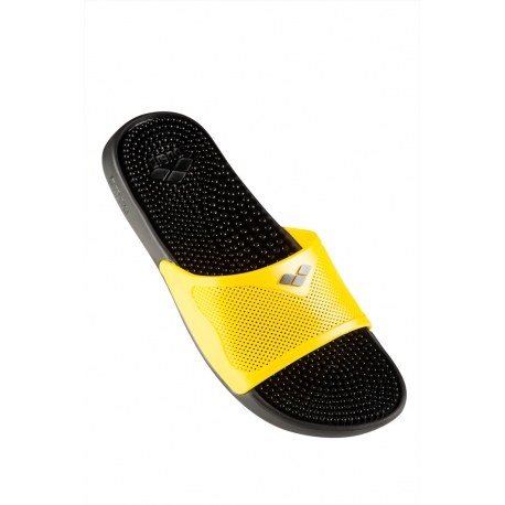 Claquettes Arena MARCO X GRIP BOX HOOK - Black Yellow