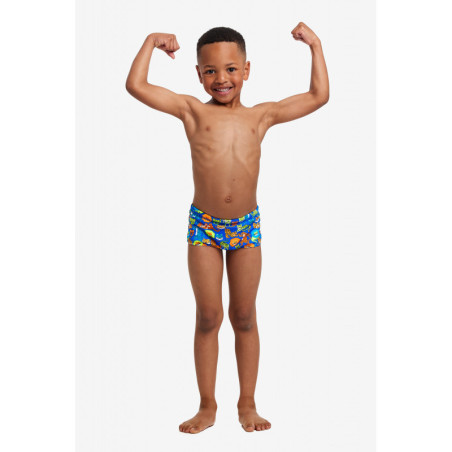 Funky Trunks (1-7 ans) Big Cat Bash Toddler Boy - Boxer natation garçon | Les4Nages