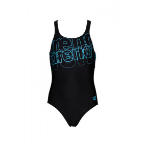 Arena SPOTLIGHT (6-14ans)  Junior - Swim Pro Back - Black Martinica - Maillot Fille Natation