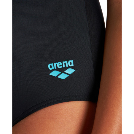 Arena SPOTLIGHT (6-14ans) Junior - Swim Pro Back - Black Martinica - Maillot Fille Natation | Les4Nages