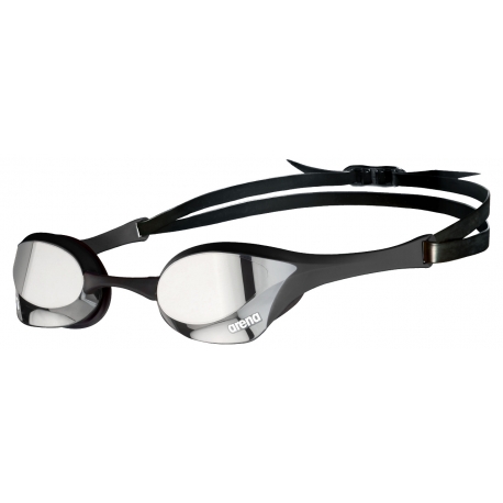 ARENA Cobra Ultra Swipe Mirror - Silver Black - Lunette Natation Noir Verres Argent 
