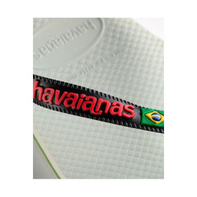 HAVAIANAS Brasil Mix White Black - Tongs Unisex