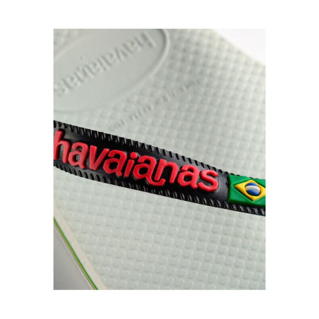 HAVAIANAS Brasil Mix White Black - Tongs Unisex | Les4Nages