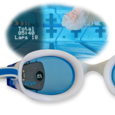 Smart Goggle Kit FINIS - Lunettes avec affichage digital et tracking d'activité | Les4Nages