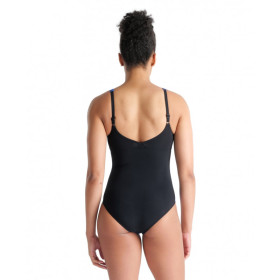 Arena Bodylift CLOE WING Back - Black Multi Black - Maillot Aquagym & Piscine Femme 1 pièce