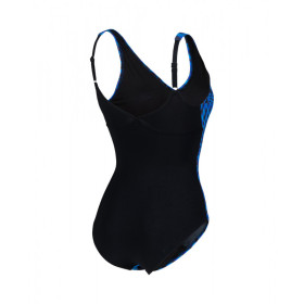 Arena Bodylift CLOE WING Back - Black Multi Black - Maillot Aquagym & Piscine Femme 1 pièce