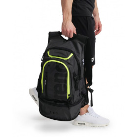 ARENA Fastpack 3.0 Dark Smoke Neon Yellow - Sac à Dos Natation, Sport et Piscine