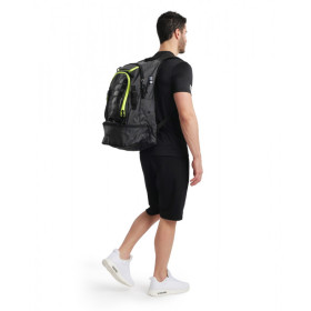 ARENA Fastpack 3.0 Dark Smoke Neon Yellow - Sac à Dos Natation, Sport et Piscine